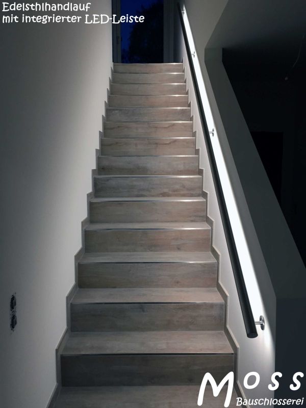 Image - Edelstahlhandlauf LED
